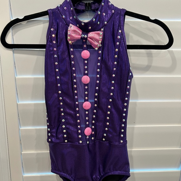 Purple and pink jazz/acro dance costume - Picture 1 of 3